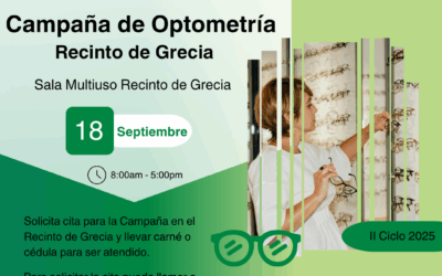 Campaña de Optometría, Recinto de Grecia, II ciclo 2025